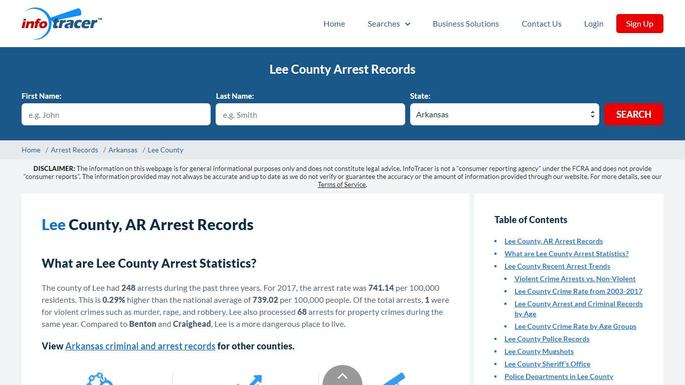 Lee County, AR Arrests, Mugshots & Jail Inmate Records - InfoTracer